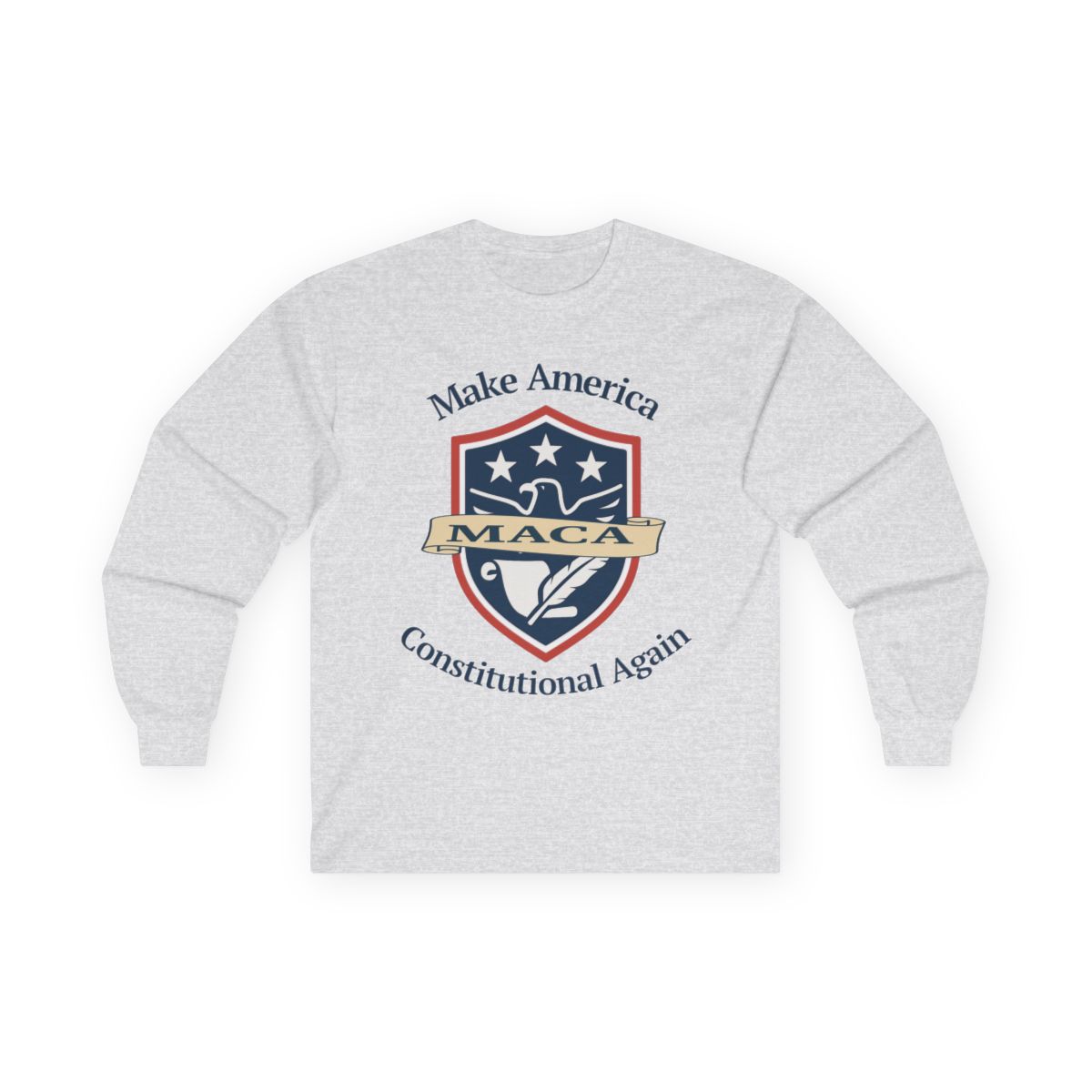 maca (crest) – make america constitutional again long sleeve maca (crest) – make america constitutional again long sleeve