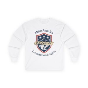 maca (crest) – make america constitutional again long sleeve