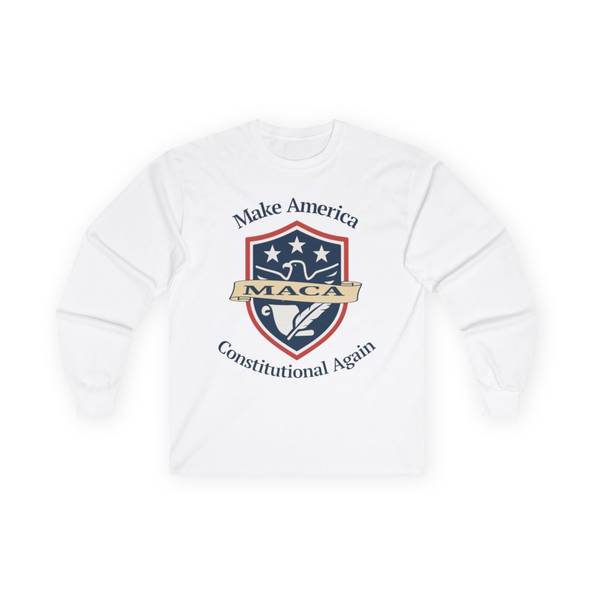 maca (crest) – make america constitutional again long sleeve maca (crest) – make america constitutional again long sleeve
