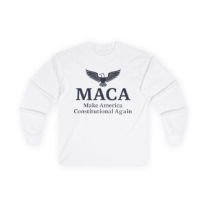 maca (eagle) – make america constitutional again long sleeve