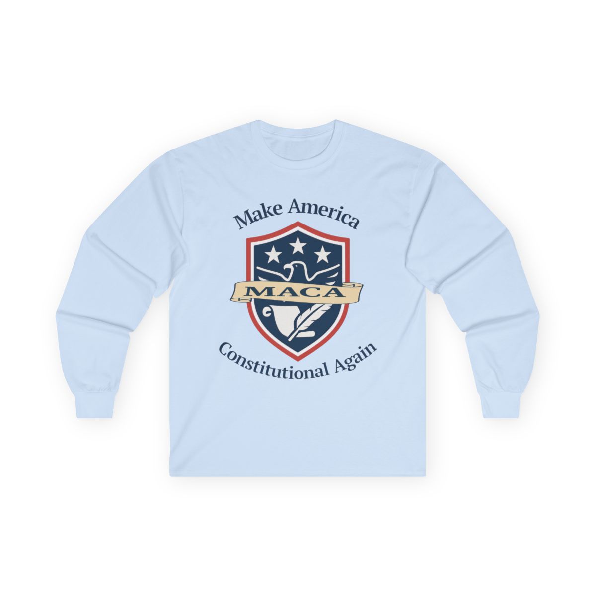 maca (crest) – make america constitutional again long sleeve maca (crest) – make america constitutional again long sleeve