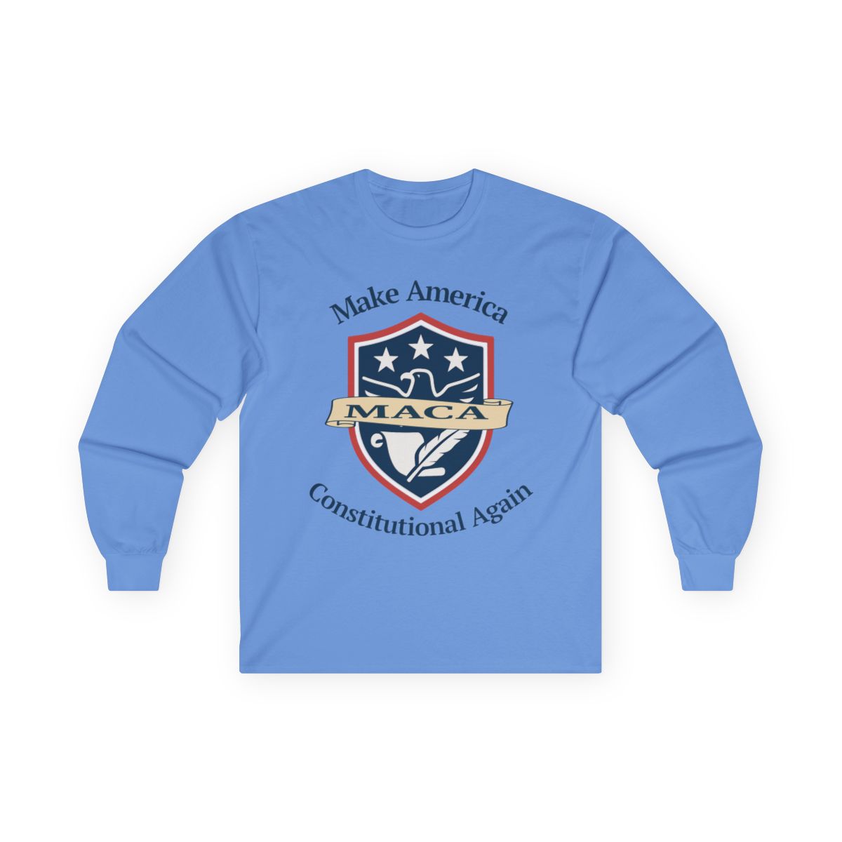 maca (crest) – make america constitutional again long sleeve maca (crest) – make america constitutional again long sleeve