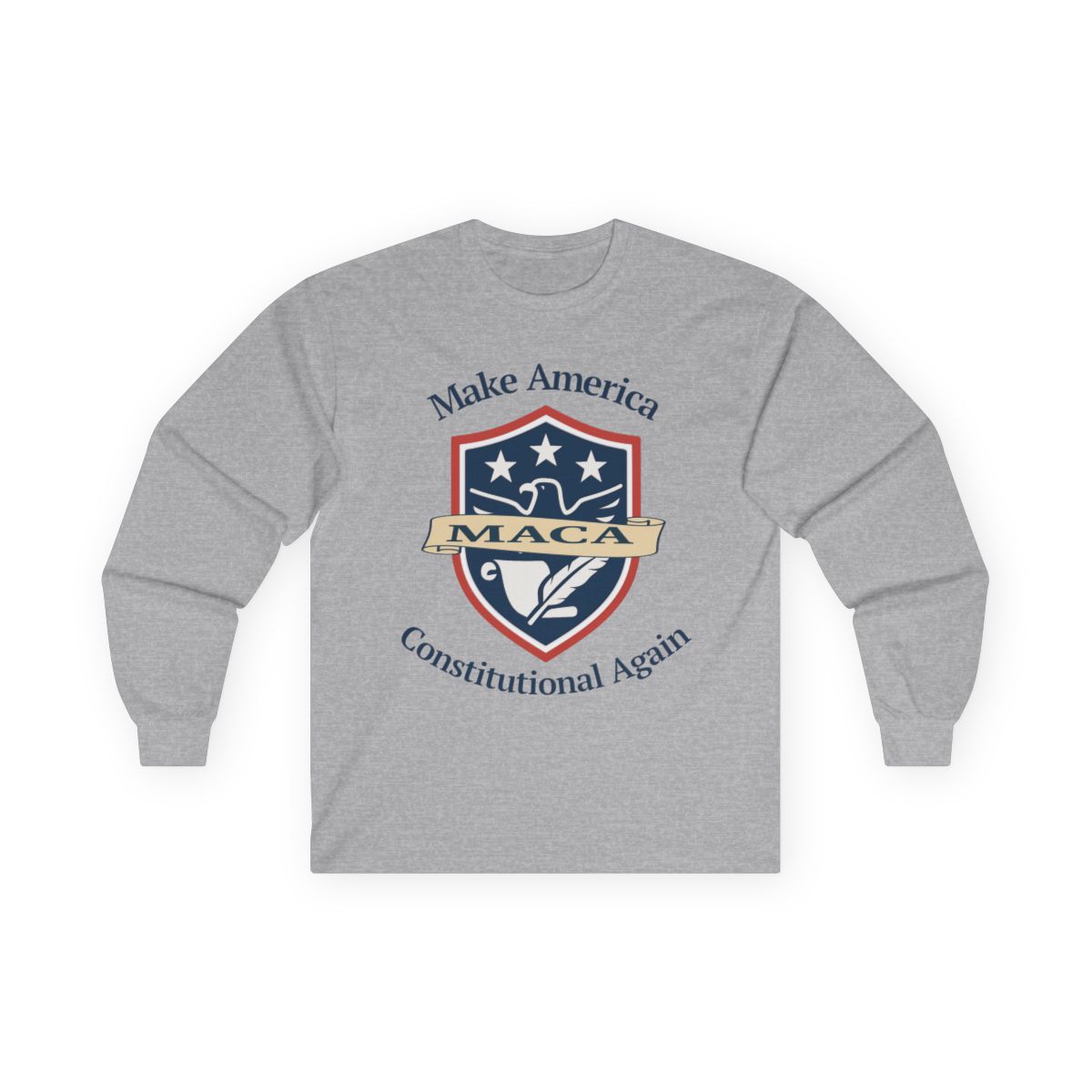 maca (crest) – make america constitutional again long sleeve maca (crest) – make america constitutional again long sleeve