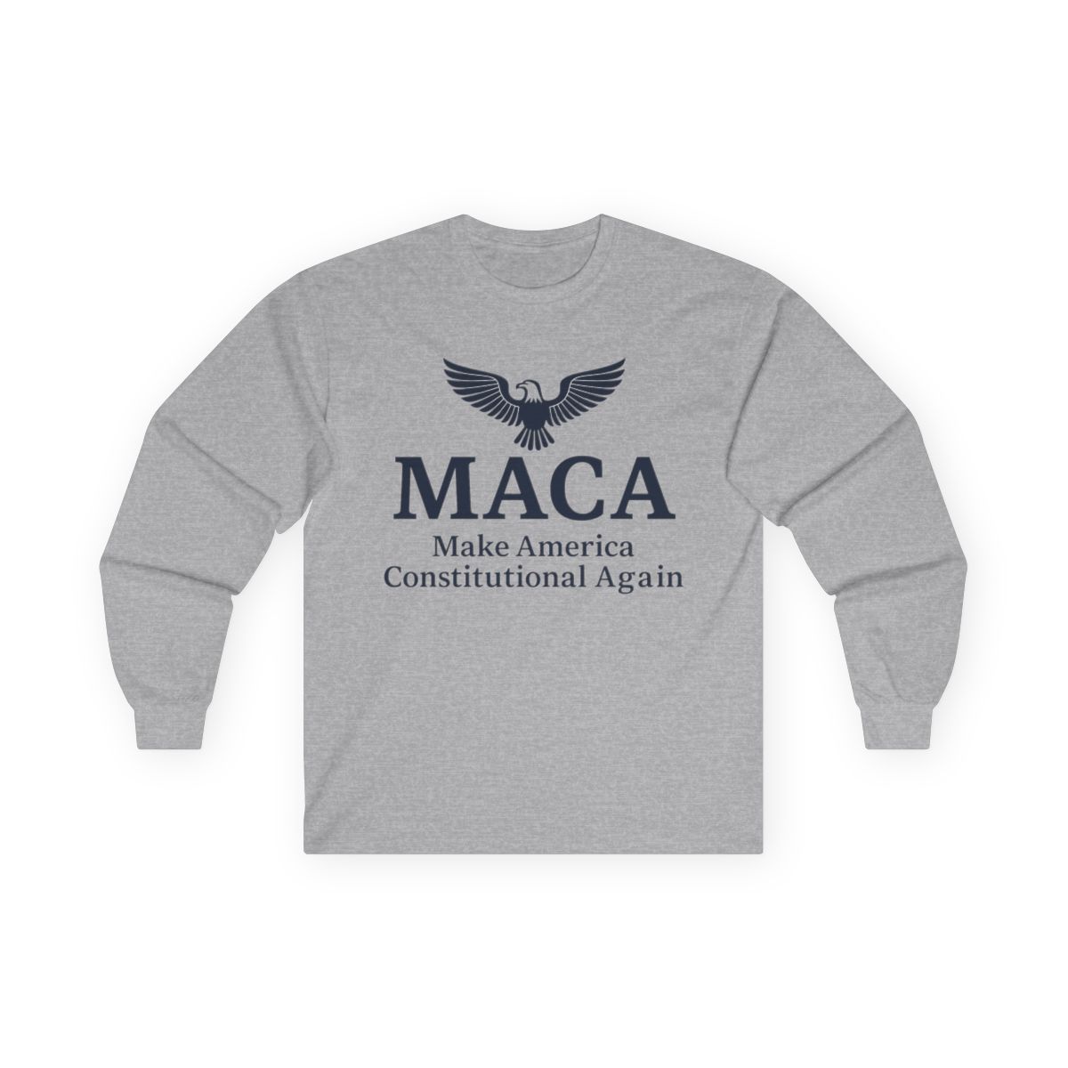 maca (eagle) – make america constitutional again long sleeve maca (eagle) – make america constitutional again long sleeve
