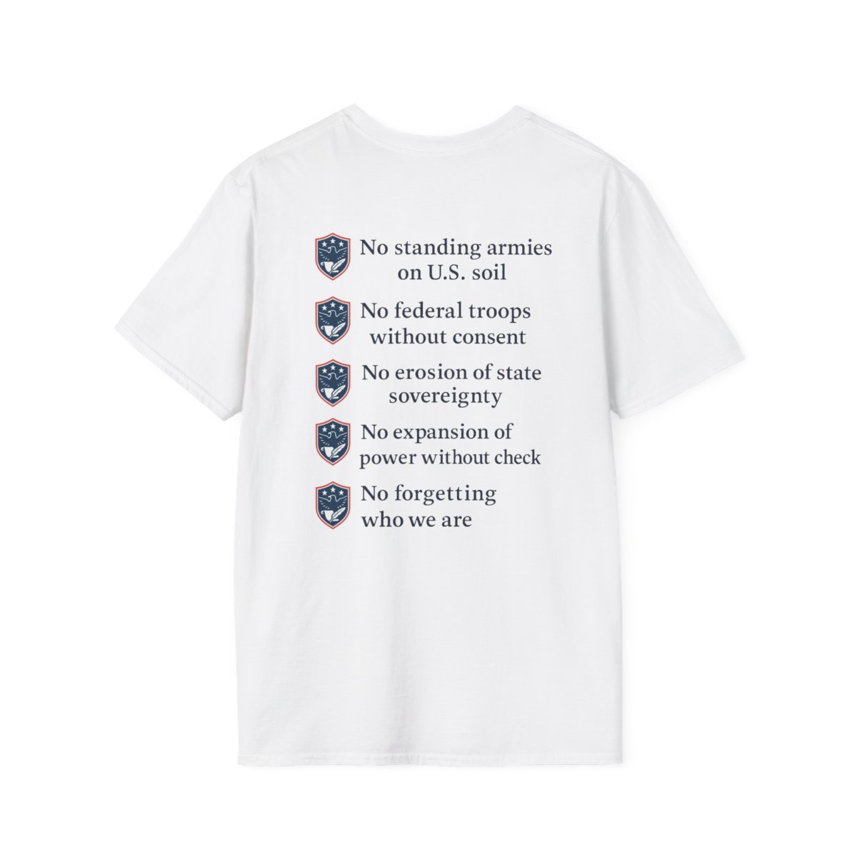 2 sided state sovereignty (crest) maca (make america constitutional again) unisex t shirt 2 sided state sovereignty (crest) maca (make america constitutional again) unisex t shirt